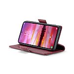 Θήκη Samsung Galaxy S25 5G CASEME 023 Series Πορτοφόλι με βάση στήριξης, υποδοχές καρτών και μαγνητικό κούμπωμα από συνθετικό δέρμα και TPU μπορντό - Image 4