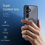 Θήκη Samsung Galaxy S25 5G DUX DUCIS Aimo Kickstand Series συμβατό με MagSafe φορτιστή - Ανθεκτική στις Πτώσεις μαύρο - Image 4