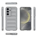 Θήκη Samsung Galaxy S25 5G Mad Mask Rugged Armor από σκληρό Premium TPU γκρι ανοιχτό - Image 2