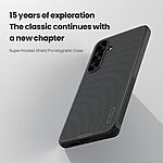 Θήκη Samsung Galaxy S25 5G NiLLkin Super Frosted Shield Pro Series Πλάτη από Premium σκληρό TPU μαύρο - Image 5