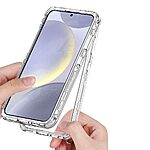 Θήκη Samsung Galaxy S25 5G / S24 5G OEM Transparent Full Cover Case 360° από TPU Frame - Image 2
