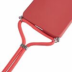 Θήκη Samsung Galaxy S25 5G OEM Soft Silicone Sockproof v3 πλάτη με κορδόνι από αντικραδασμικό TPU κοραλί - Image 4