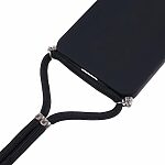 Θήκη Samsung Galaxy S25 5G OEM Soft Silicone Sockproof v3 πλάτη με κορδόνι από αντικραδασμικό TPU μαύρο - Image 4