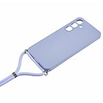 Θήκη Samsung Galaxy S25 5G OEM Soft Silicone Sockproof v3 πλάτη με κορδόνι από αντικραδασμικό TPU μωβ ανοιχτό - Image 3