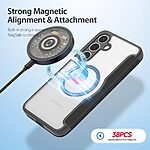 Θήκη Samsung Galaxy S25 Plus 5G / S24 Plus 5G DUX DUCIS Skin X Pro Series με βάση στήριξης, συμβατό με MagSafe φορτιστή υποδοχή καρτών και μαγνητικό κούμπωμα Flip Wallet από συνθετικό δέρμα και εσωτερικό TPU μαύρο - Image 4