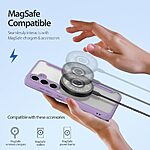 Θήκη Samsung Galaxy S25 Plus 5G / S24 Plus 5G DUX DUCIS Skin X Pro Series με βάση στήριξης, συμβατό με MagSafe φορτιστή υποδοχή καρτών και μαγνητικό κούμπωμα Flip Wallet από συνθετικό δέρμα και εσωτερικό TPU μωβ ανοιχτό - Image 3