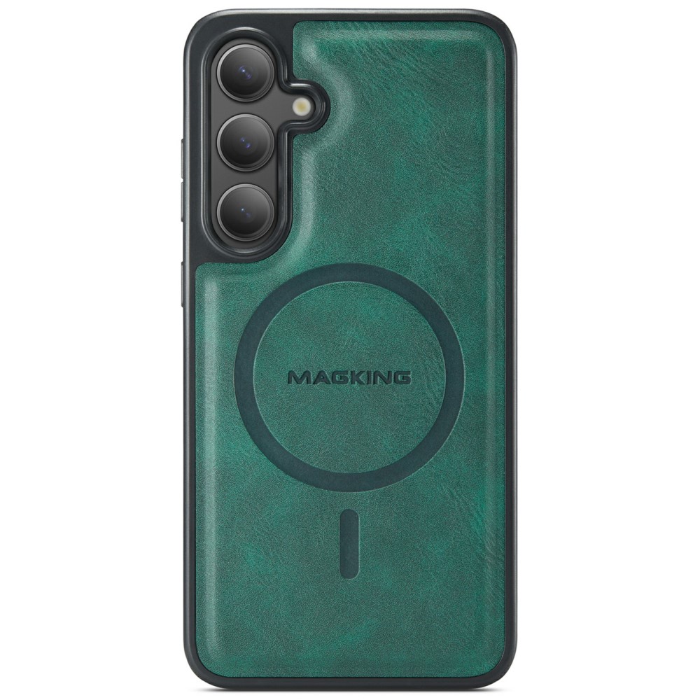 Θήκη Samsung Galaxy S25 Plus 5G / S24 Plus 5G MAGKING PU Leather Sockproof Series Πλάτη από σκληρό πλαστικό Θήκη Samsung Galaxy S25 Plus 5G / S24 Plus 5G MAGKING PU Leather Sockproof Series Πλάτη από σκληρό πλαστικό