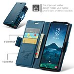 Θήκη Samsung Galaxy S25 Ultra 5G CASEME 023 Series Πορτοφόλι με βάση στήριξης, υποδοχές καρτών και μαγνητικό κούμπωμα από συνθετικό δέρμα και TPU πετρόλ - Image 5