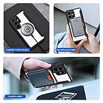 Θήκη Samsung Galaxy S25 Ultra 5G DUX DUCIS Skin X Pro Series με βάση στήριξης, συμβατό με MagSafe φορτιστή υποδοχή καρτών και μαγνητικό κούμπωμα Flip Wallet από συνθετικό δέρμα και εσωτερικό TPU μαύρο - Image 5