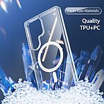 Θήκη Samsung Galaxy S25 Ultra 5G DUX DUCIS Clin 2 Series Sockproof συμβατό με MagSafe φορτιστή Πλάτη TPU - Image 5