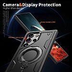 Θήκη Samsung Galaxy S25 Ultra 5G Mad Mask Πλάτη Military Protection με Μαγνητικό δαχτυλίδι ,συμβατό με ασύρματη φόρτιση Magsafe και Βάση στήριξης TPU μαύρο - Image 5