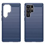 Θήκη Samsung Galaxy S25 Ultra 5G Mad Mask Brushed TPU Carbon Πλάτη μπλε - Image 2