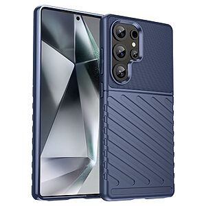 Θήκη Samsung Galaxy S25 Ultra 5G Mad Mask Thunder Series Πλάτη από ενισχυμένο TPU μπλε