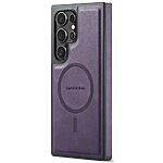 συμβατό με magsafe φορτιστή και επένδυση δερματίνης μωβ