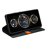 Θήκη Samsung Galaxy S25 Ultra 5G QIALINO book v2 από Premium αυθεντικό δέρμα Genuine Cowhide μαύρο - Image 3