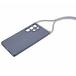 Θήκη Samsung Galaxy S25 Ultra 5G OEM Soft Silicone Sockproof πλάτη με κορδόνι από αντικραδασμικό TPU γκρι - Image 3