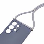 Θήκη Samsung Galaxy S25 Ultra 5G OEM Soft Silicone Sockproof πλάτη με κορδόνι από αντικραδασμικό TPU γκρι - Image 4