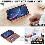 Θήκη Xiaomi Poco X7 Pro 5G BINFEN COLOR Leather Wallet Double Stitching Lines series 13 με βάση στήριξης, υποδοχές καρτών και μαγνητικό κούμπωμα καφέ - Image 4