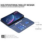 Θήκη Xiaomi Poco X7 Pro 5G BINFEN COLOR Leather Wallet series 12 με βάση στήριξης, υποδοχές καρτών και μαγνητικό κούμπωμα μπλε - Image 4