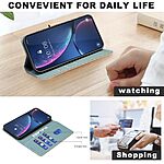 Θήκη Xiaomi Poco X7 Pro 5G BINFEN COLOR Leather Wallet Double Stitching Lines series 13 με βάση στήριξης, υποδοχές καρτών και μαγνητικό κούμπωμα πράσινο - Image 4