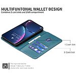 Θήκη Xiaomi Poco X7 Pro 5G BINFEN COLOR Leather Wallet series 12 με βάση στήριξης, υποδοχές καρτών και μαγνητικό κούμπωμα πράσινο - Image 4