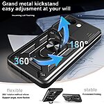 Kickstand και Βάση στήριξης από σκλήρό Premium TPU ασημί