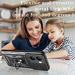 Θήκη Xiaomi Poco X7 Pro 5G Mad Mask Camshield Armor Guard Πλάτη με προστασία για την κάμερα, Kickstand και Βάση στήριξης από σκλήρό Premium TPU ασημί - Image 4