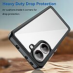 Θήκη Xiaomi Poco X7 Pro 5G Mad Mask Hybrid Sockproof Transparent πλάτη από αντικραδασμικό TPU μαύρο - Image 3