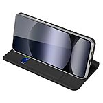 Θήκη Xiaomi Redmi Note 14 4G DUX DUCIS Skin Pro Series με βάση στήριξης, υποδοχή καρτών και μαγνητικό κούμπωμα Flip Wallet από συνθετικό δέρμα και TPU μαύρο - Image 5