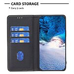 Θήκη Xiaomi Redmi Note 14 5G BINFEN COLOR Leather Wallet series 9 με βάση στήριξης, υποδοχές καρτών και μαγνητικό κούμπωμα μαύρο - Image 3