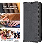 Θήκη Xiaomi Redmi Note 14 5G BINFEN COLOR Leather Wallet series 9 με βάση στήριξης, υποδοχές καρτών και μαγνητικό κούμπωμα μαύρο - Image 5