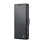 υποδοχές καρτών και μαγνητικό κούμπωμα από συνθετικό δέρμα και TPU μαύρο