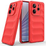 Θήκη Xiaomi Redmi Note 14 5G Mad Mask Rugged Armor από σκληρό Premium TPU κόκκινο - Image 2