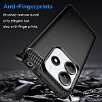 Θήκη Xiaomi Redmi Note 14 5G Mad Mask Brushed TPU Carbon Πλάτη μαύρο - Image 4