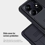 Θήκη Xiaomi Redmi Note 14 5G NiLLkin Camshield Texture Pro Series Πλάτη με προστασία για την κάμερα από σκλήρό Premium TPU μαύρο - Image 5