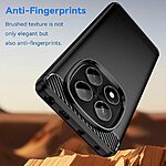 Θήκη Xiaomi Redmi Note 14 Pro 4G Mad Mask Brushed TPU Carbon Πλάτη μαύρο - Image 3