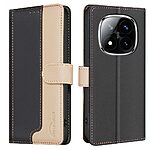 Θήκη Xiaomi Redmi Note 14 Pro 5G / Poco X7 5G BINFEN COLOR Leather Wallet Double Stitching Lines series 13 με βάση στήριξης