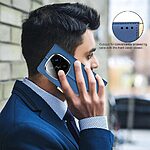 Θήκη Xiaomi Redmi Note 14 Pro 5G / Poco X7 5G BINFEN COLOR Leather Wallet Double Stitching Lines series 13 με βάση στήριξης, υποδοχές καρτών και μαγνητικό κούμπωμα μπλε - Image 5