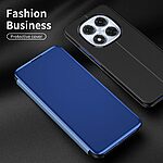 Θήκη Xiaomi Redmi Note 14 Pro 5G / Poco X7 5G OEM Mirror Surface View New Edition Stand Case Cover Flip Window χρυσό - Image 3