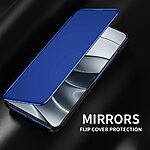 Θήκη Xiaomi Redmi Note 14 Pro 5G / Poco X7 5G OEM Mirror Surface View New Edition Stand Case Cover Flip Window χρυσό - Image 5