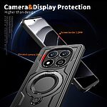 Θήκη Xiaomi Redmi Note 14 Pro 5G / Poco X7 5G Mad Mask Πλάτη Military Protection με Μαγνητικό δαχτυλίδι ,συμβατό με ασύρματη φόρτιση Magsafe και Βάση στήριξης TPU μαύρο - Image 5
