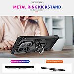 Θήκη Xiaomi Redmi Note 14 Pro 5G / Poco X7 5G Mad Mask πλάτη Armor V2 με Μαγνητικό δαχτυλίδι και Βάση στήριξης TPU μαύρο - Image 5