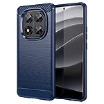 Θήκη Xiaomi Redmi Note 14 Pro 5G / Poco X7 5G Mad Mask Brushed TPU Carbon Πλάτη μπλε