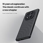 Θήκη Xiaomi Redmi Note 14 Pro 5G / Poco X7 5G NiLLkin Super Frosted Shield Pro Series Πλάτη από Premium σκληρό TPU μαύρο - Image 5