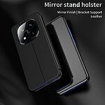 Θήκη Xiaomi Redmi Note 14 Pro Plus 5G OEM Mirror Surface View New Edition Stand Case Cover Flip Window μαύρο - Image 2