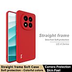 Θήκη Xiaomi Redmi Note 14 Pro Plus 5G IMAK UC-4 Series Soft Ultra Slim TPU πλάτη κόκκινο - Image 2