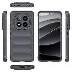 Θήκη Xiaomi Redmi Note 14 Pro Plus 5G Mad Mask Rugged Armor από σκληρό Premium TPU γκρι σκούρο - Image 2