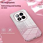 Θήκη Xiaomi Redmi Note 14 Pro Plus 5G OEM πλάτη με διακριτικό γκλίτερ V2 από αντικραδασμικό Premium TPU ασημί - Image 4