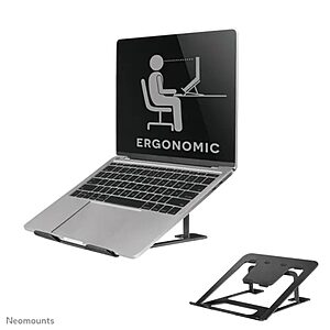 Neomounts Foldable Laptop Stand 10''-17'' (NEONSLS085BLACK)