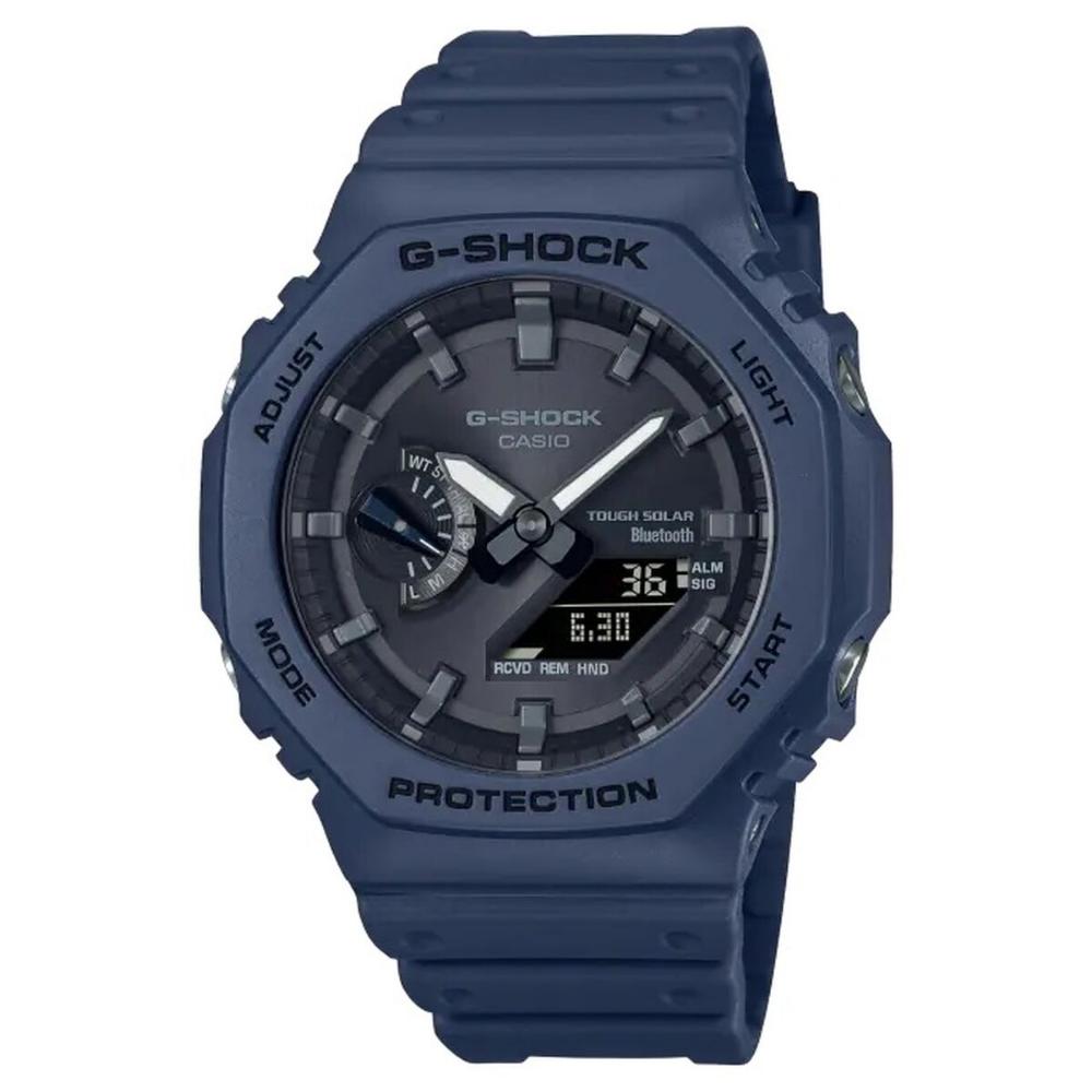 0065030_0 Casio G-Shock Digital Battery Watch with Rubber Strap Blue (GA-B2100-2AER) (CASGAB21002AER) - Image 1